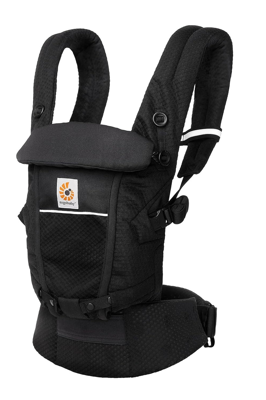Adapt Bebek Taşıyıcı, SoftFlex Mesh, 3 Pozisyon, Ergonomik, Yeni Doğan İçin, Onyx Black