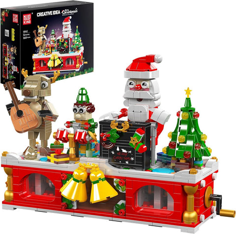 10162 Noel Yapı Blokları Piyanist Santa Claus, Noel Ağacı, 1045 Parça, 14 Yaş ve Üzeri İçin Hediye