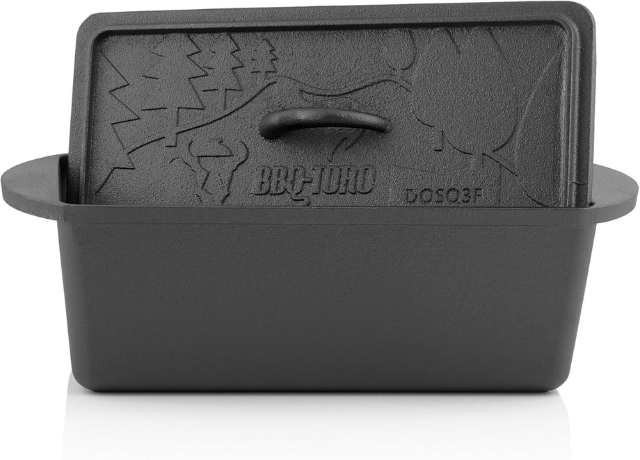 3 Litre Dökme Demir Dutch Oven, Kapaklı, Önceden Yakılmış Tencere