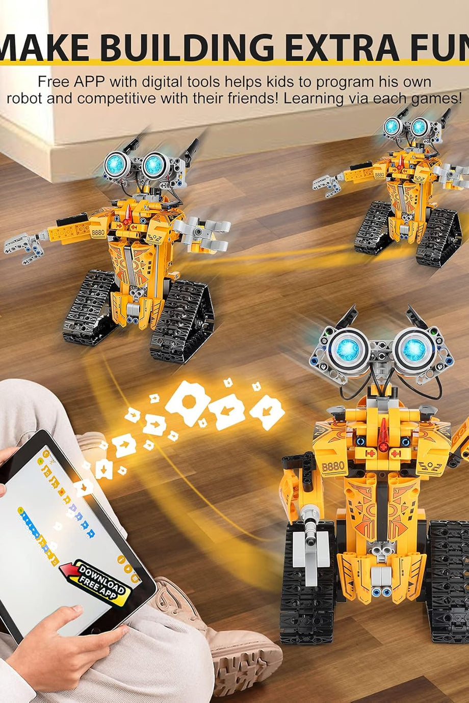 Robot Çocuk Programlanabilir ve Uzaktan Kumandalı Kiti