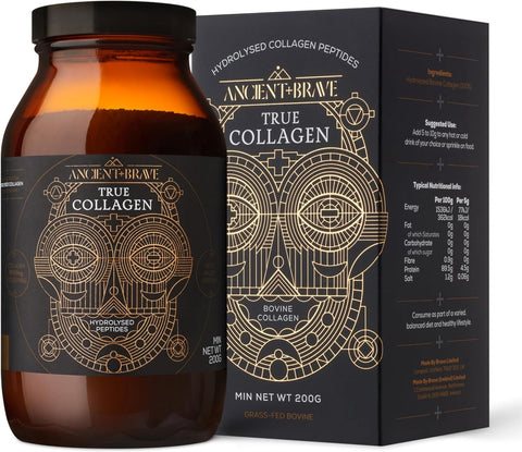 200g True Collagen Toz Tip 1 Sığır Kollajen Peptidi Cilt ve Saç Desteği