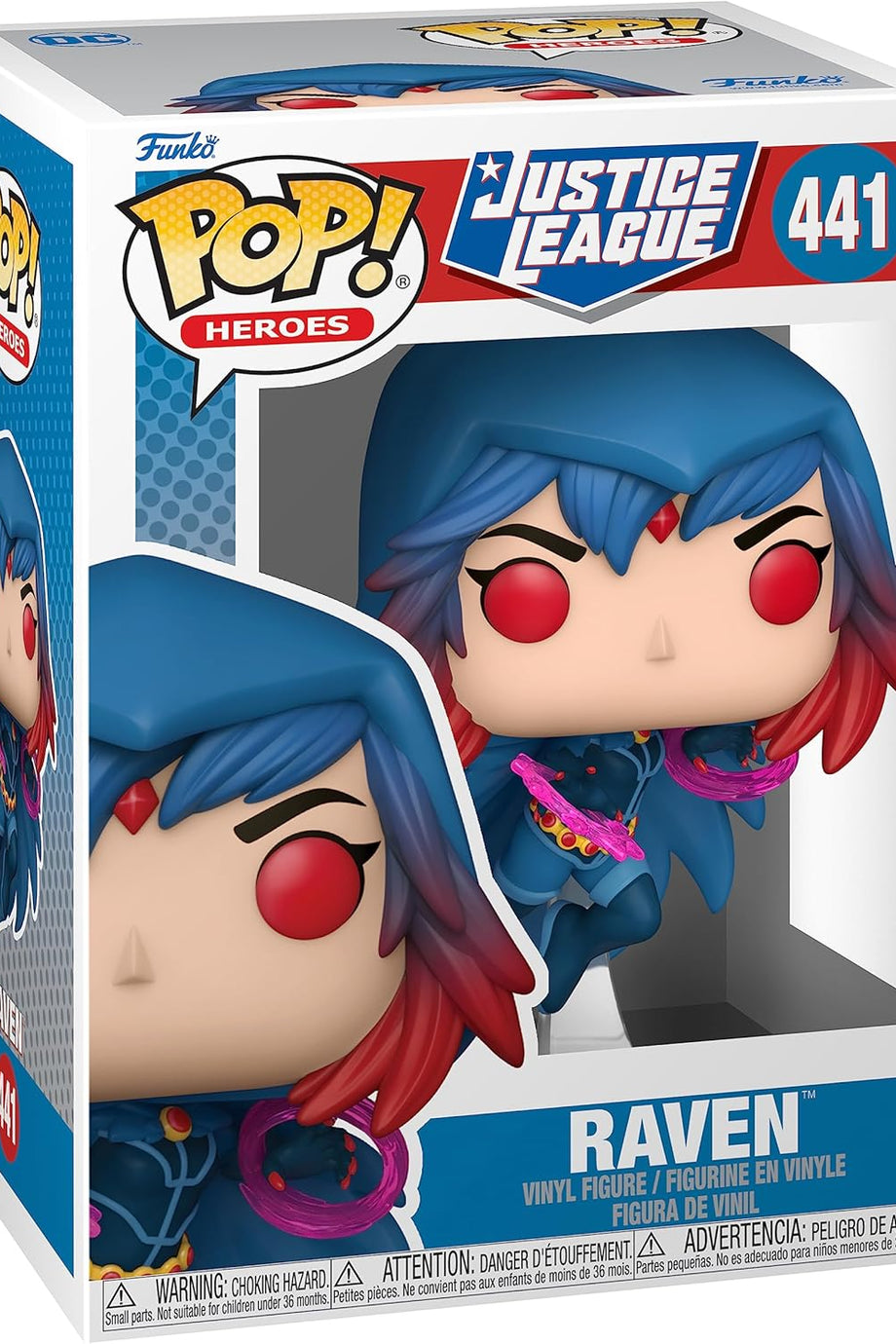 Pop! DC Comics Raven Vinil Koleksiyon Figürü, Resmi Ürün