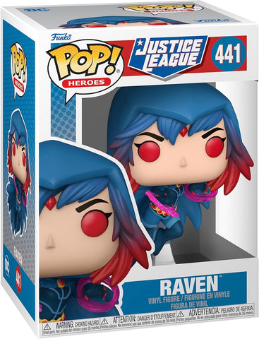 Pop! DC Comics Raven Vinil Koleksiyon Figürü, Resmi Ürün