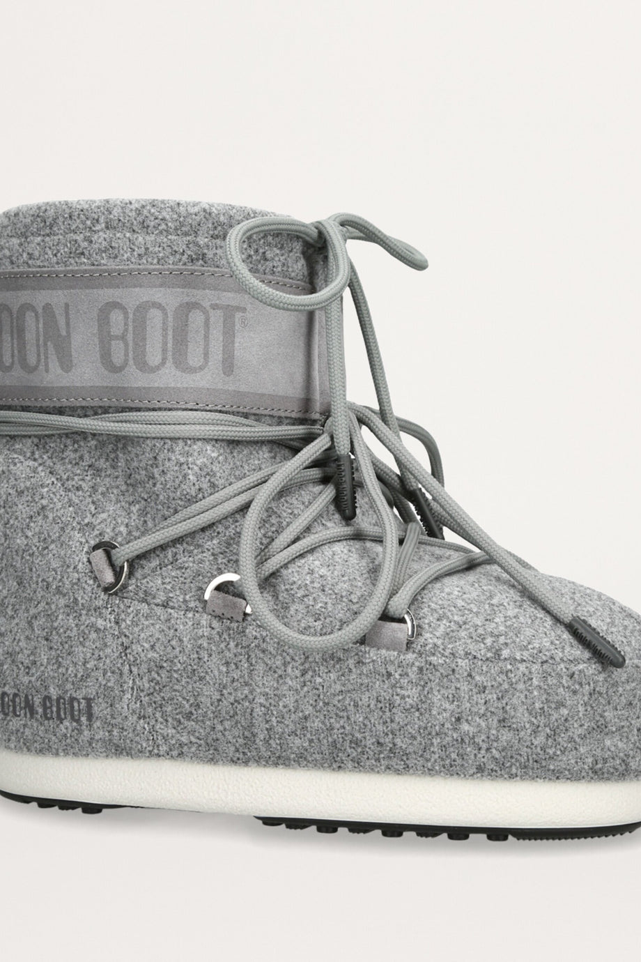 Felt Icon Low Ankle Boots, Keçe & Süet, Bağcıklı, Konforlu Ayakkabı