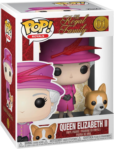 POP! Kraliçe II. Elizabeth ve Corgi Buddy, Koleksiyonluk Vinil Figür, Resmi Ürün