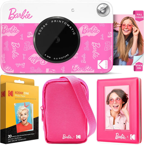 x Barbie Printomatic Tam Renkli Anında Baskı Dijital Fotoğraf Makinesi Deluxe Paketi