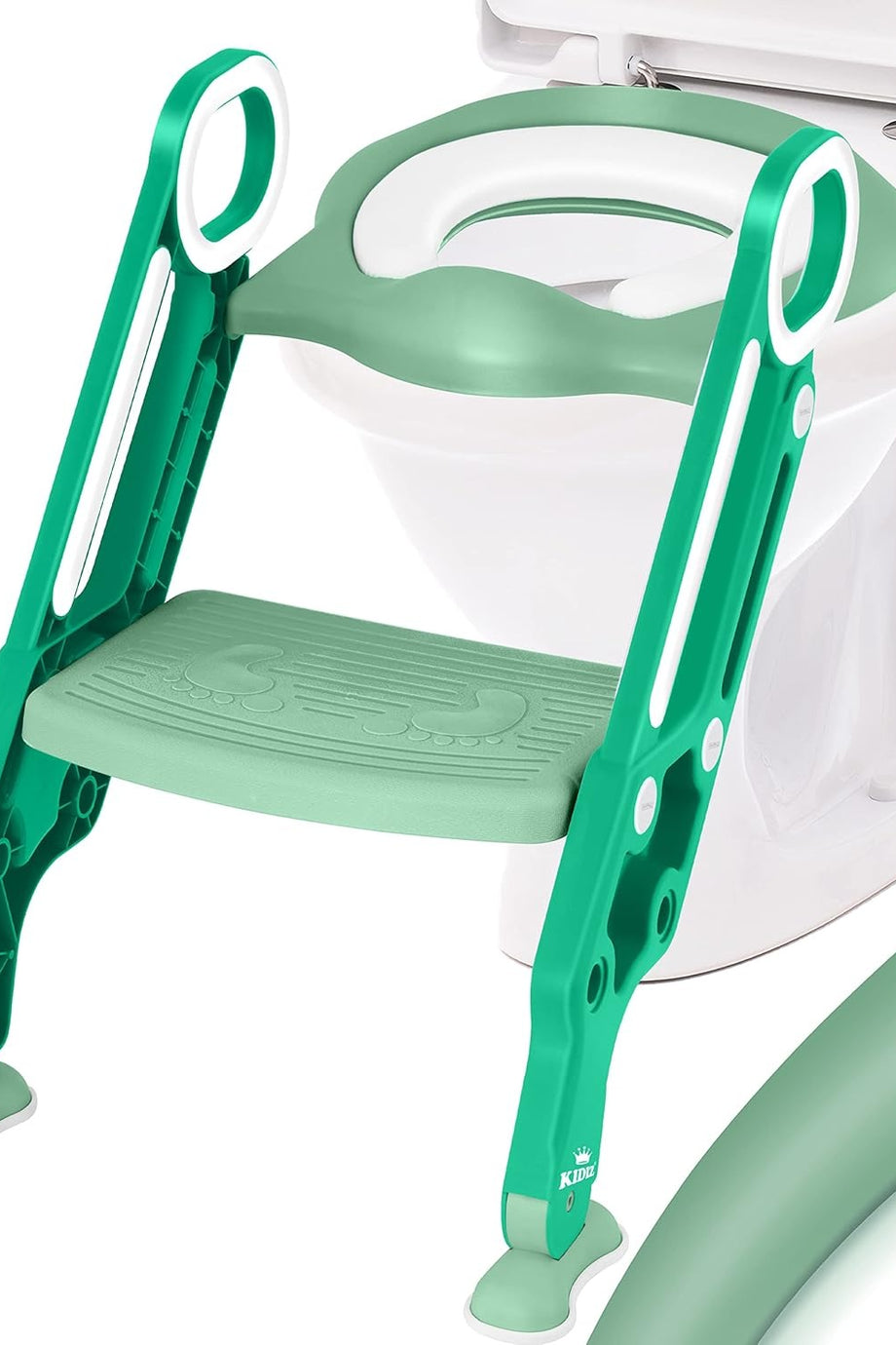 Katlanabilir Klozet Adaptörü, Basamaklı ve Kolları Destekli, Yükseklik Ayarlı