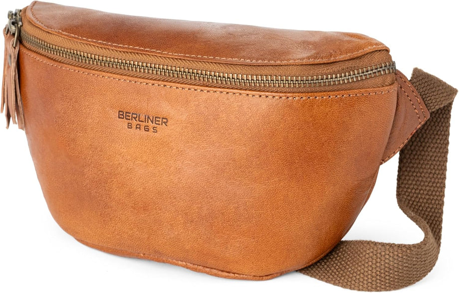 Noah Premium Deri Bel Çantası, Unisex Fanny Pack, Ayarlanabilir Kayışlı