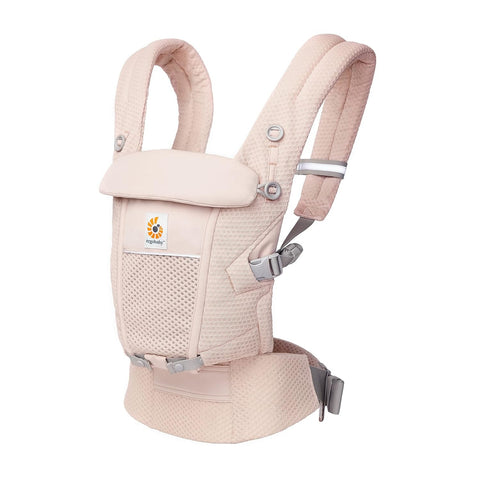 Adapt Bebek Taşıyıcı, SoftFlex Mesh, 3 Pozisyon, Ergonomik, Yeni Doğan İçin, Pink Quartz