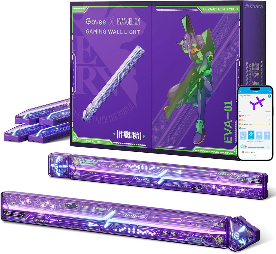 EVANGELION Oyun Duvar Lambası, RGBIC LED, 8 Co-Işık Efekti