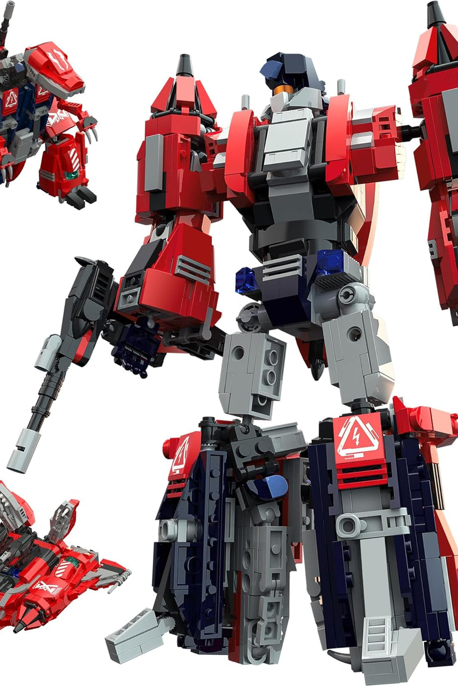 Technik 3'ü 1 Arada Robot Yapım Seti, Mekanik Dinozor, Savaş Uçağı, Koleksiyonluk Model