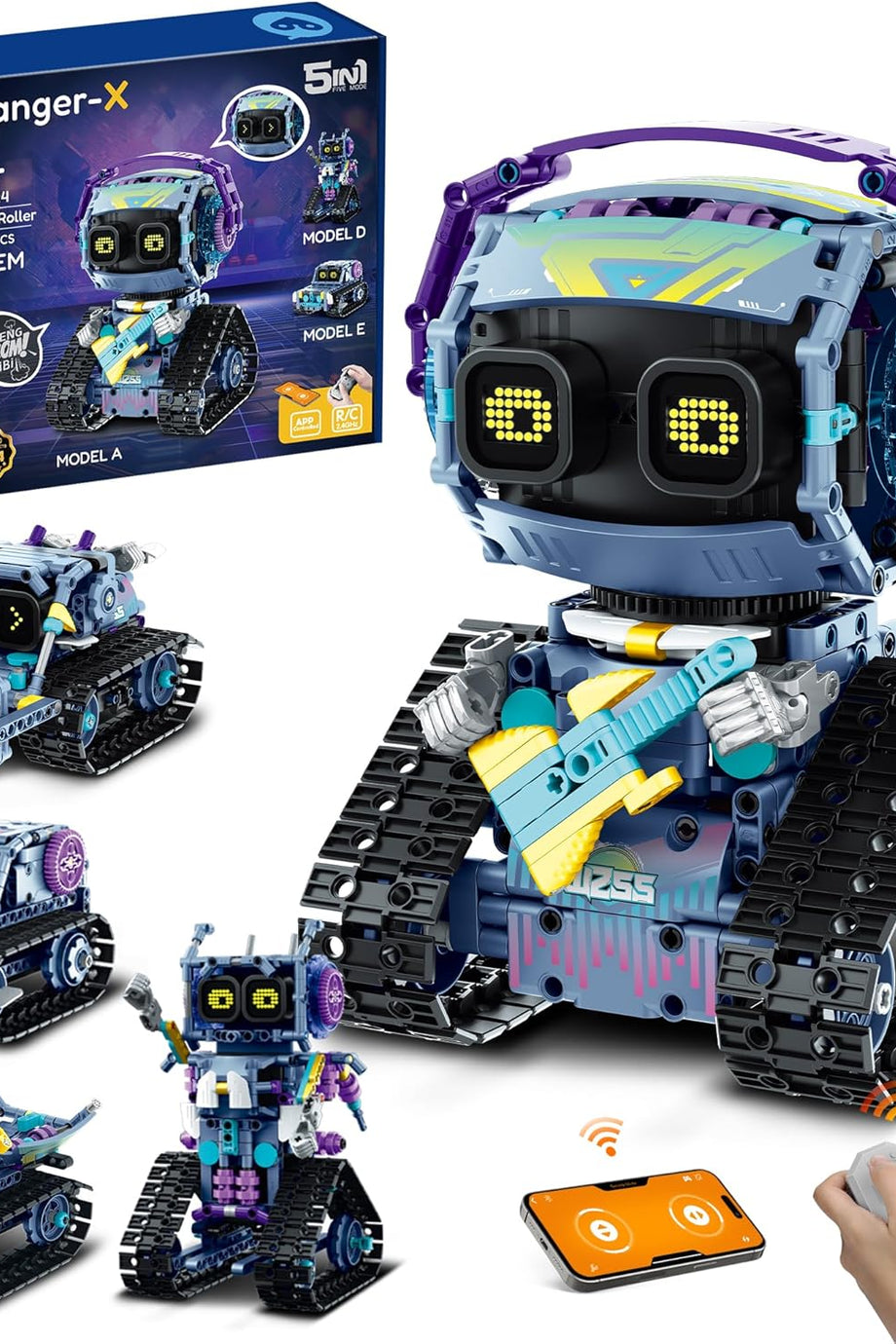 5’i 1 Arada Robot, Gitarist, Nakliye, Silindir | Uzaktan Kumandalı