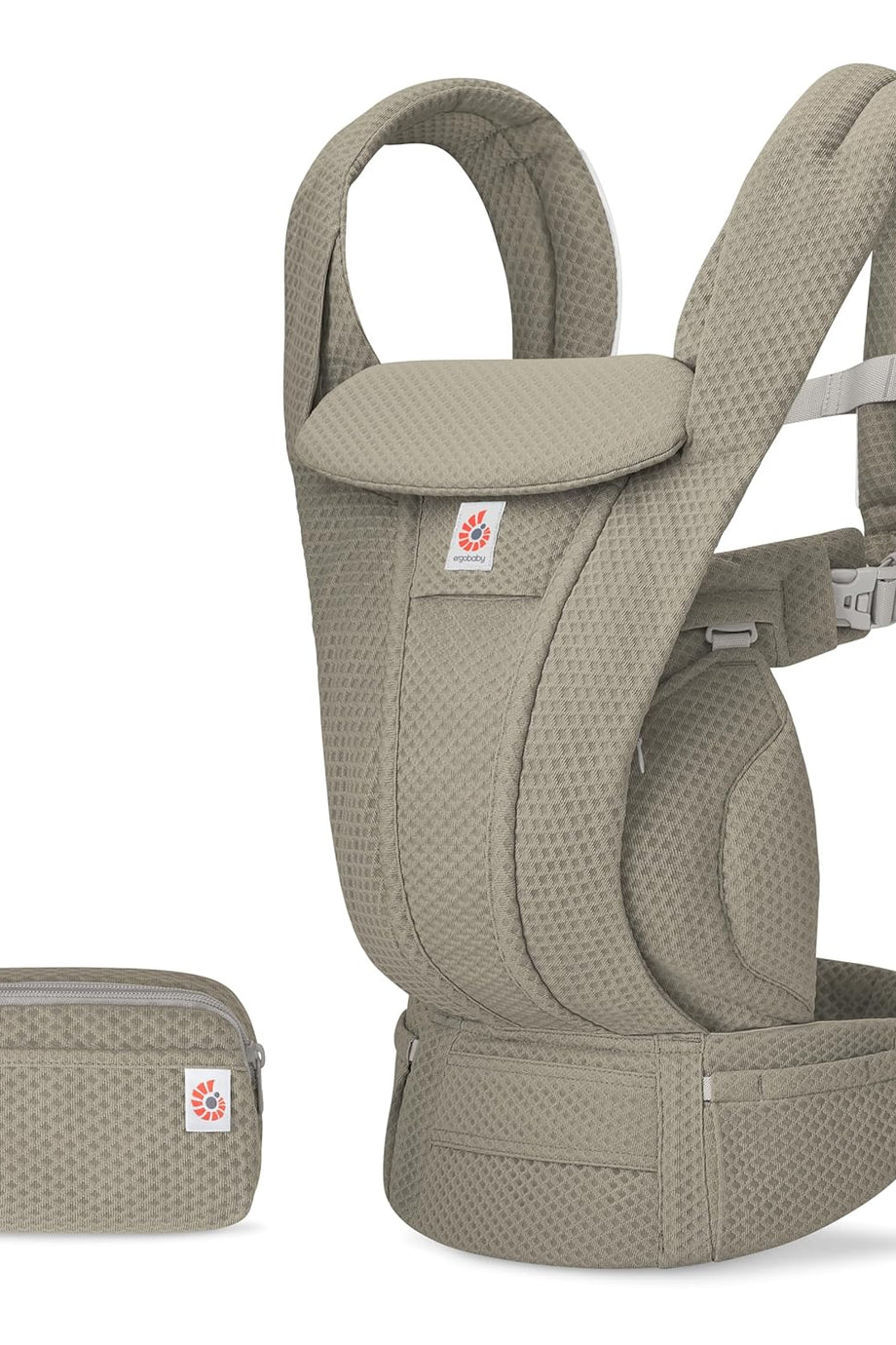 Omni Deluxe Bebek Taşıyıcı, 4 Pozisyon, Doğumdan 20 Kg’a Kadar, Yumuşak Zeytin Yeşili