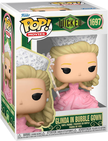 Pop! Movies: Wicked, Glinda in Bubble Gown Vinil Koleksiyon Figürü, Resmi Lisanslı