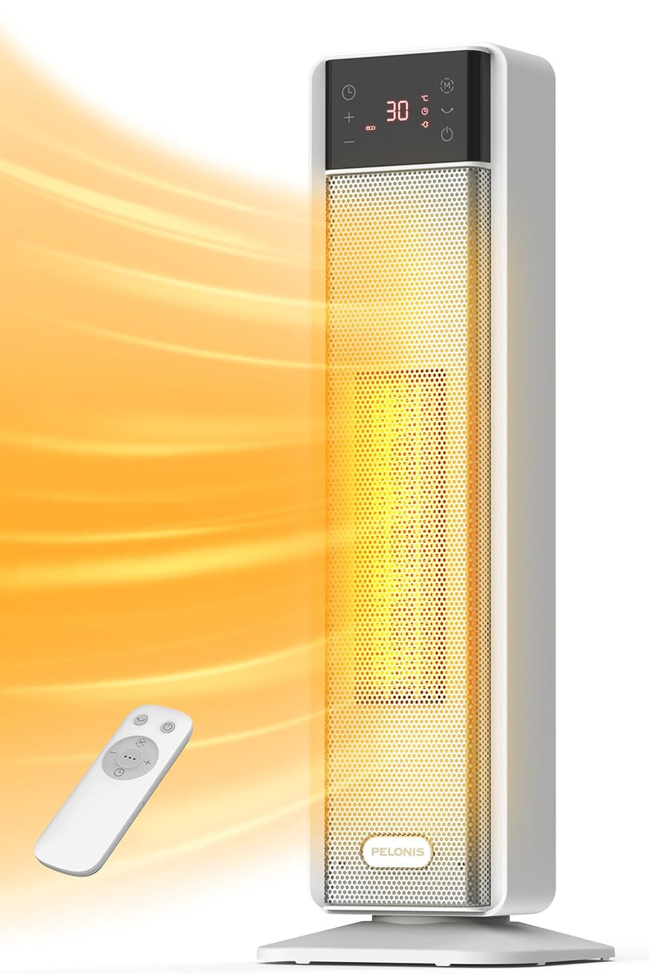 2000W Seramik Fanlı Elektrikli Isıtıcı, Uzaktan Kumandalı, Termostatlı