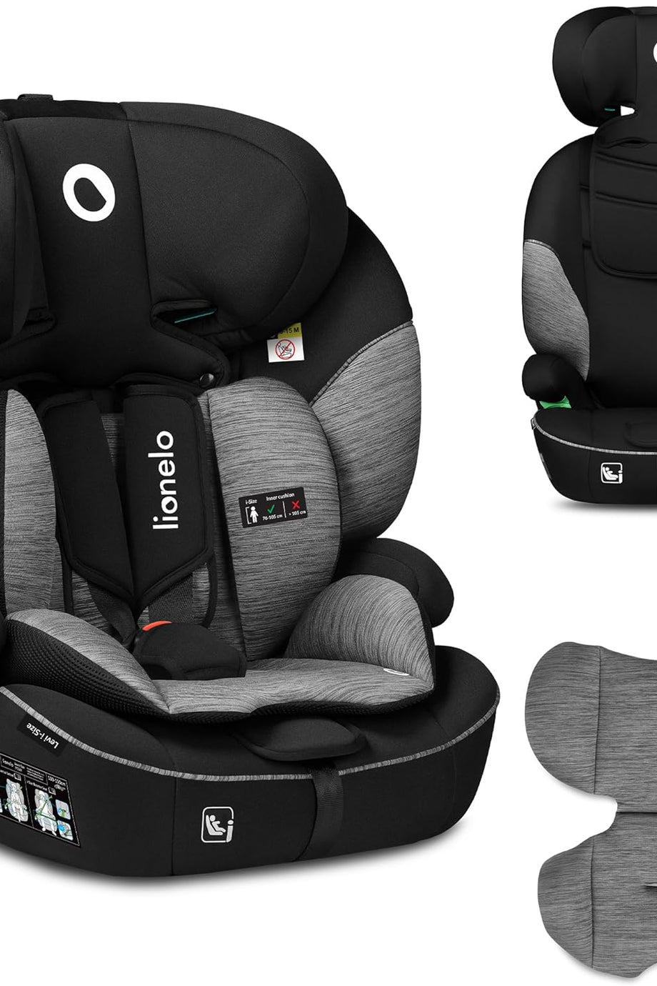 Levi I-Size Çocuk Oto Koltuğu (76–150 cm) R129 i-Size, 10 Kademe Başlık