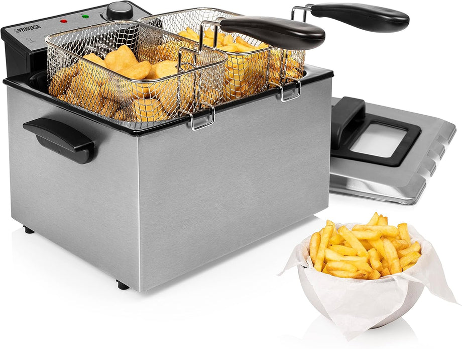 Fritöz, 3270 Watt, 5 Litre, 3 Sepet, Termostat, Soğuk Bölge, 6-7 Kişilik