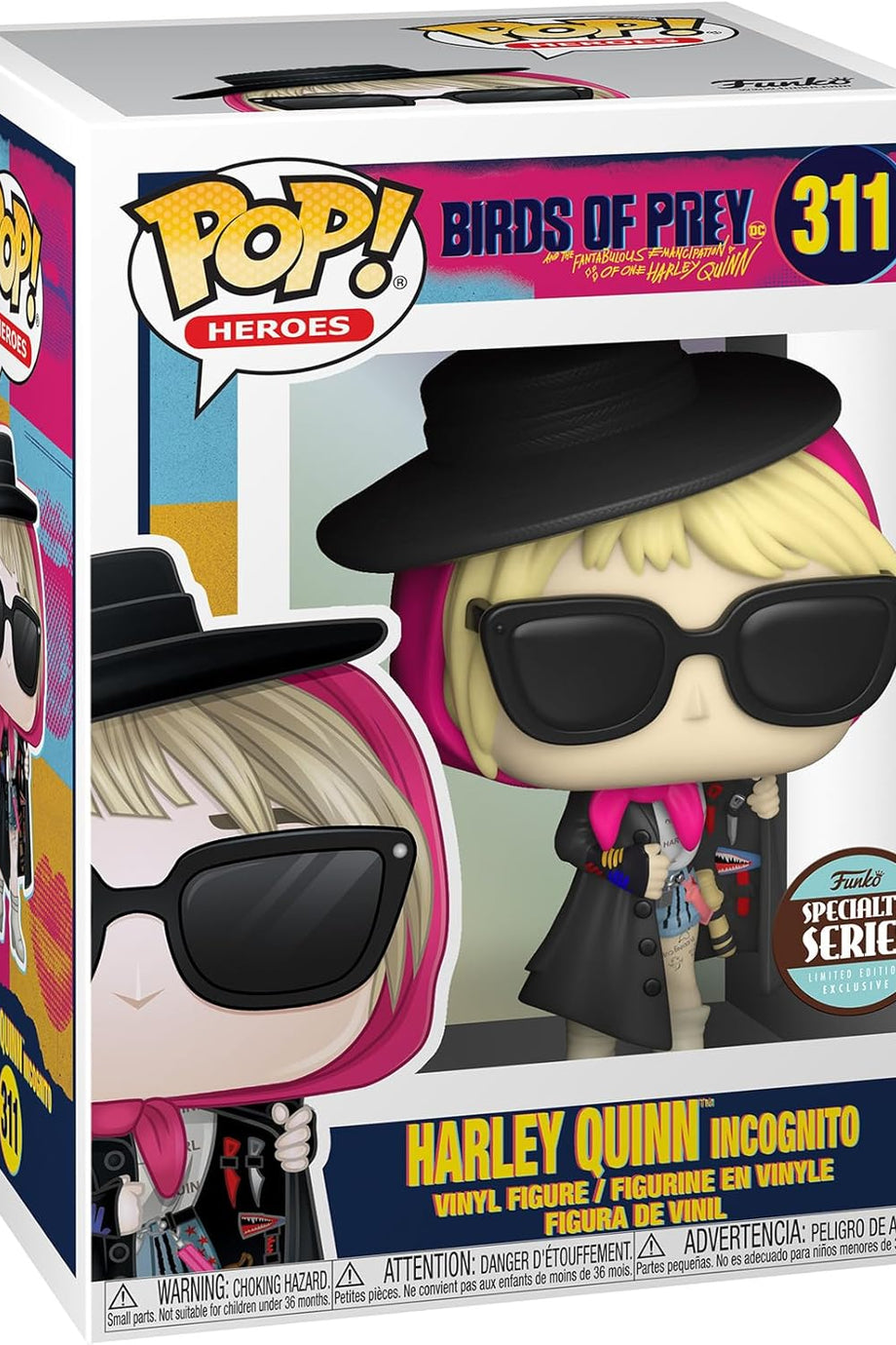 POP! Birds Of Prey Harley Quinn (Incognito) Vinil Koleksiyon Figürü 9,5 cm