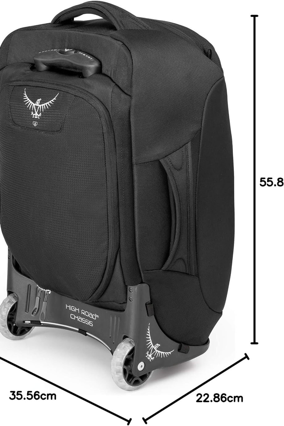 Sojourn 45L Tekerlekli Seyahat Çantası Flash Black, Konforlu Taşıma, Dayanıklı Tasarım