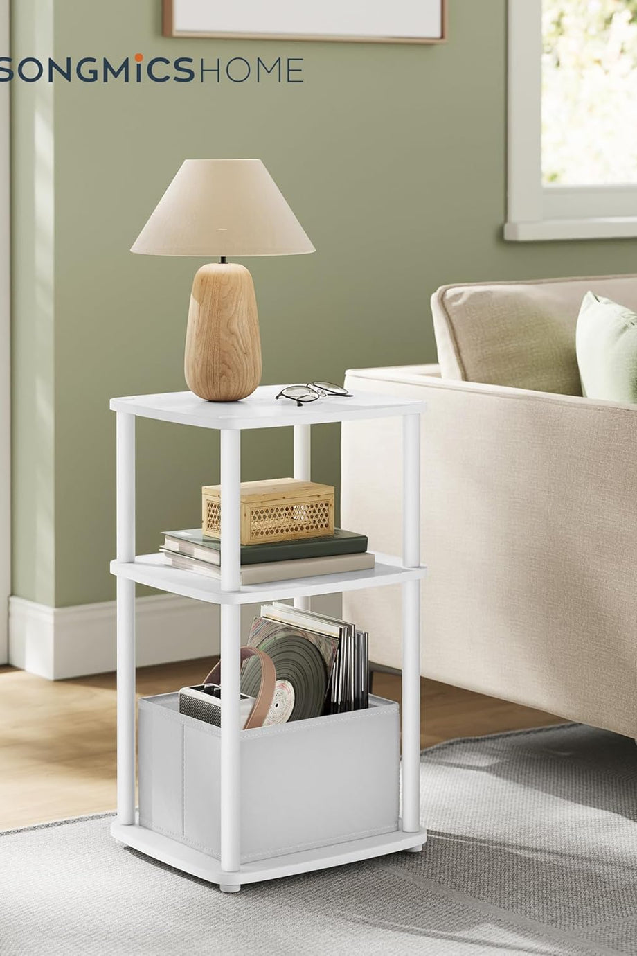 Süper Hızlı Montajlı 3 Raflı Sehpa, Modern & Pratik