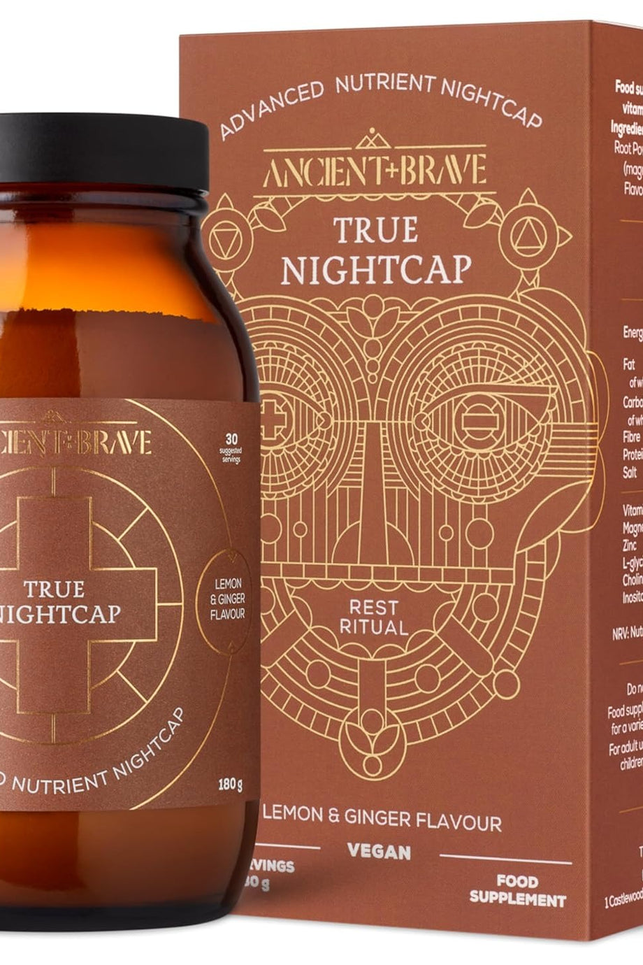 True Nightcap 180g Vegan Uyku ve Sindirim Destekli Magnezyum Zengin Toz