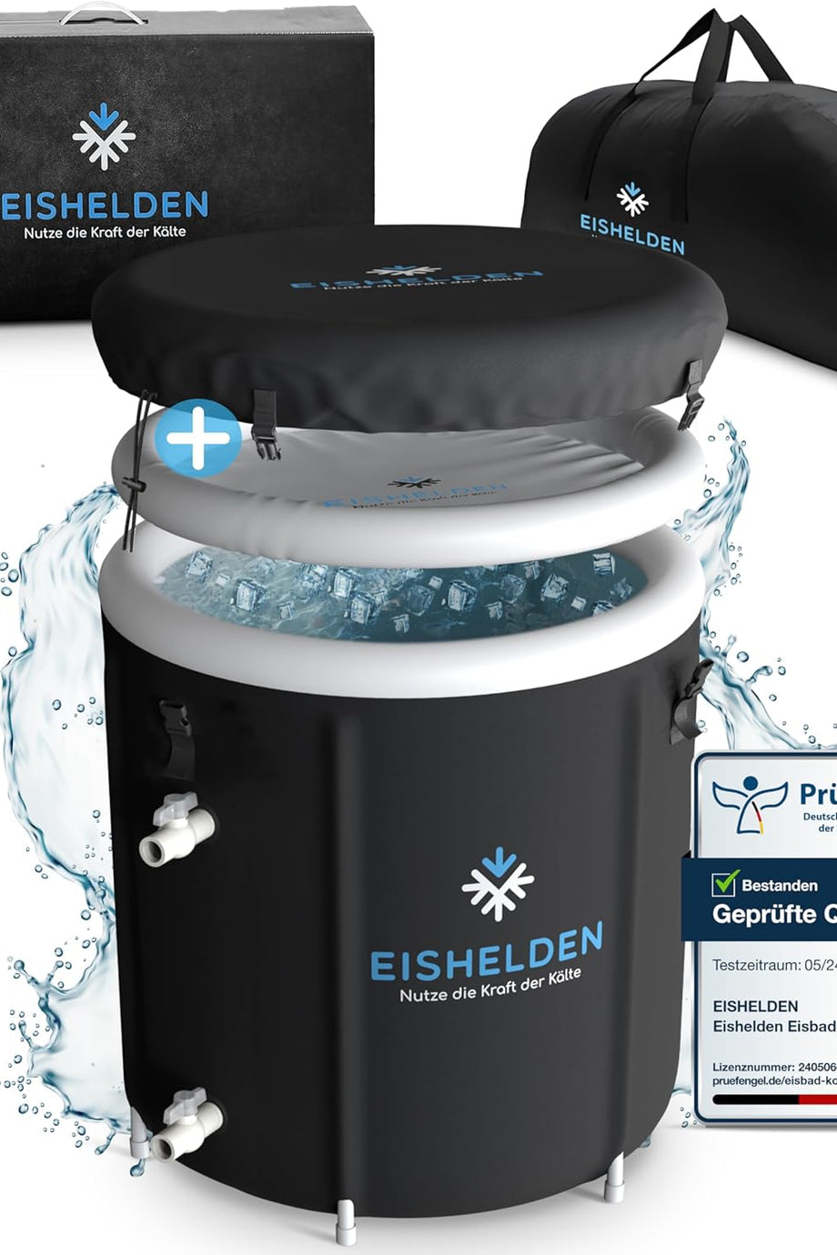 Premium Buz Banyosu XL Set, Spor ve Rejenerasyon İçin 5 Katmanlı Yalıtım