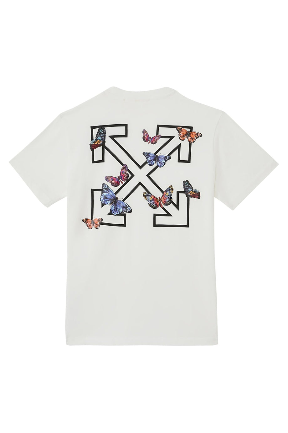 Çocuklar İçin Kelebekli Ok Tişört - Off-White