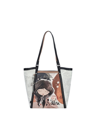 Alma Shopper Çanta 39 cm 16L Hacimli Şık ve Hafif Günlük Kadın Çantası