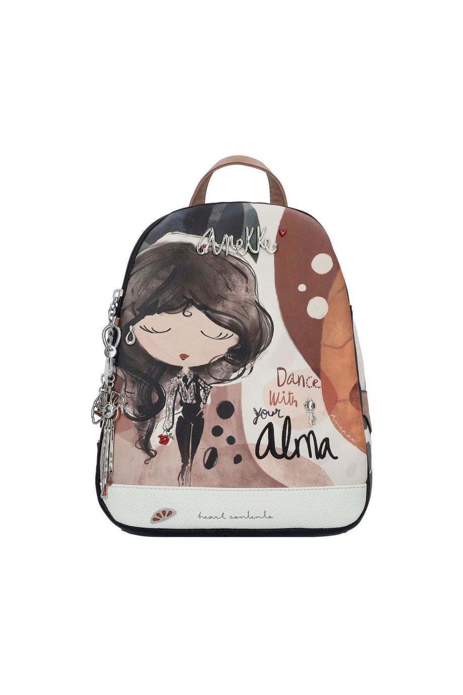 Alma City Sırt Çantası 30 cm Şık, Dayanıklı ve Telefon Bölmeli Kadın Sırt Çantası