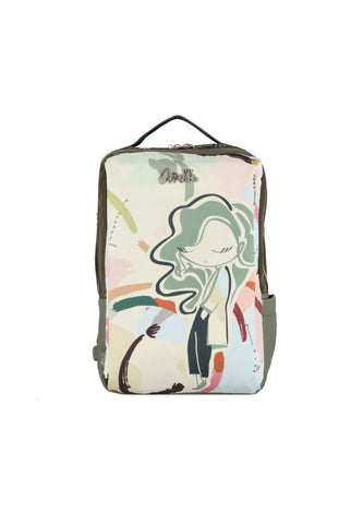Viaje Kadın Daypack Sırt Çantası 43 cm USB Girişli ve Laptop Bölmeli Renkli Tasarım