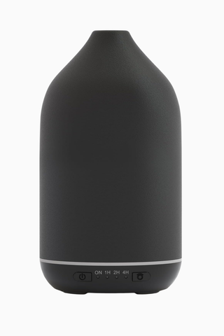 200 ml Seramik Aroma Difüzör Siyah Ultrasonik