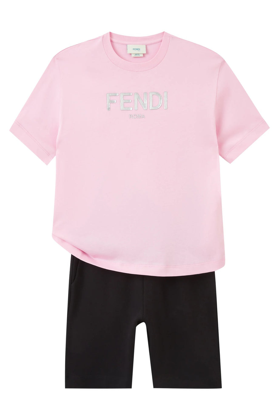 Günlük Konforlu Logo Detaylı Tişört - Pembe