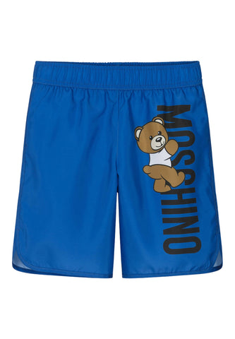 Çocuk Teddy Logo Baskılı Yüzme Şortu