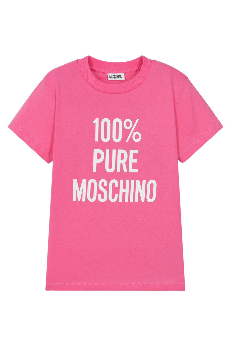 Çocuk Pamuklu Slogan Tişört - Pembe