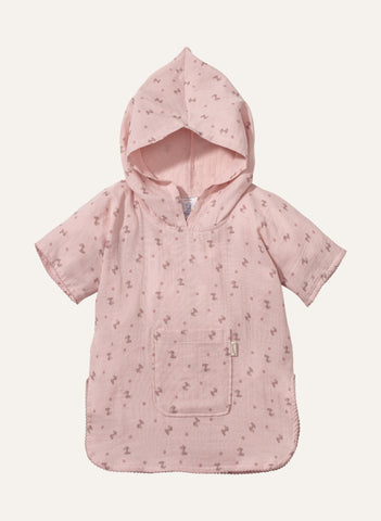 Emmi Girl Bebek Poncho  100% Pamuk, Eşek Figürlü, Cepli ve Şapkalı