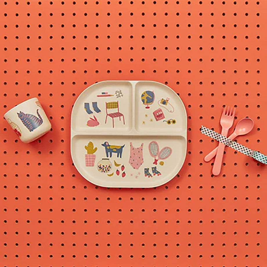 Çocuk Yemek ve Çatal-Bıçak Seti, 4 Parça, Ekolojik ve Dayanıklı