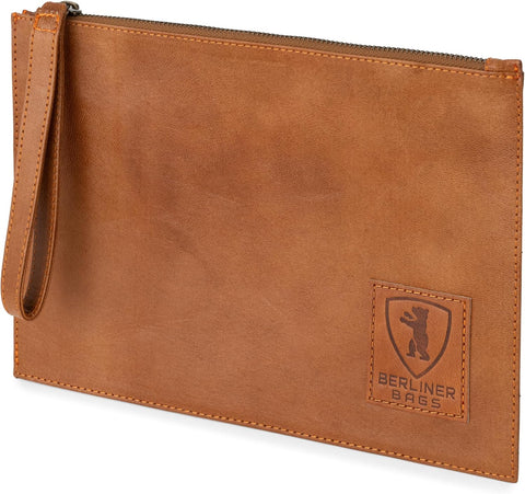 Dirk Deri Evrak Dosyası, Vintage Seyahat Düzenleyici, 27.5x19.5 cm, Kahverengi