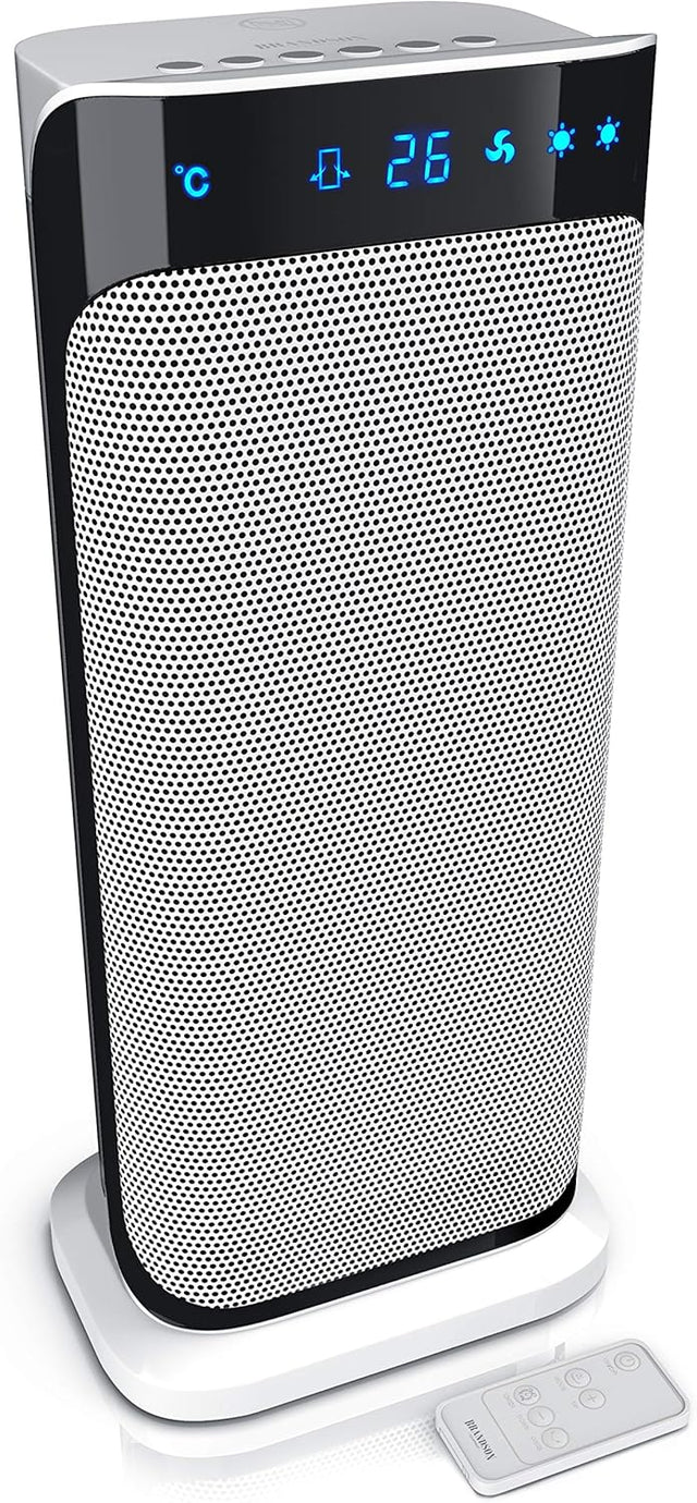 Uzaktan Kumandalı Seramik Fanlı Isıtıcı, 2000W, Sessiz ve Tasarruflu