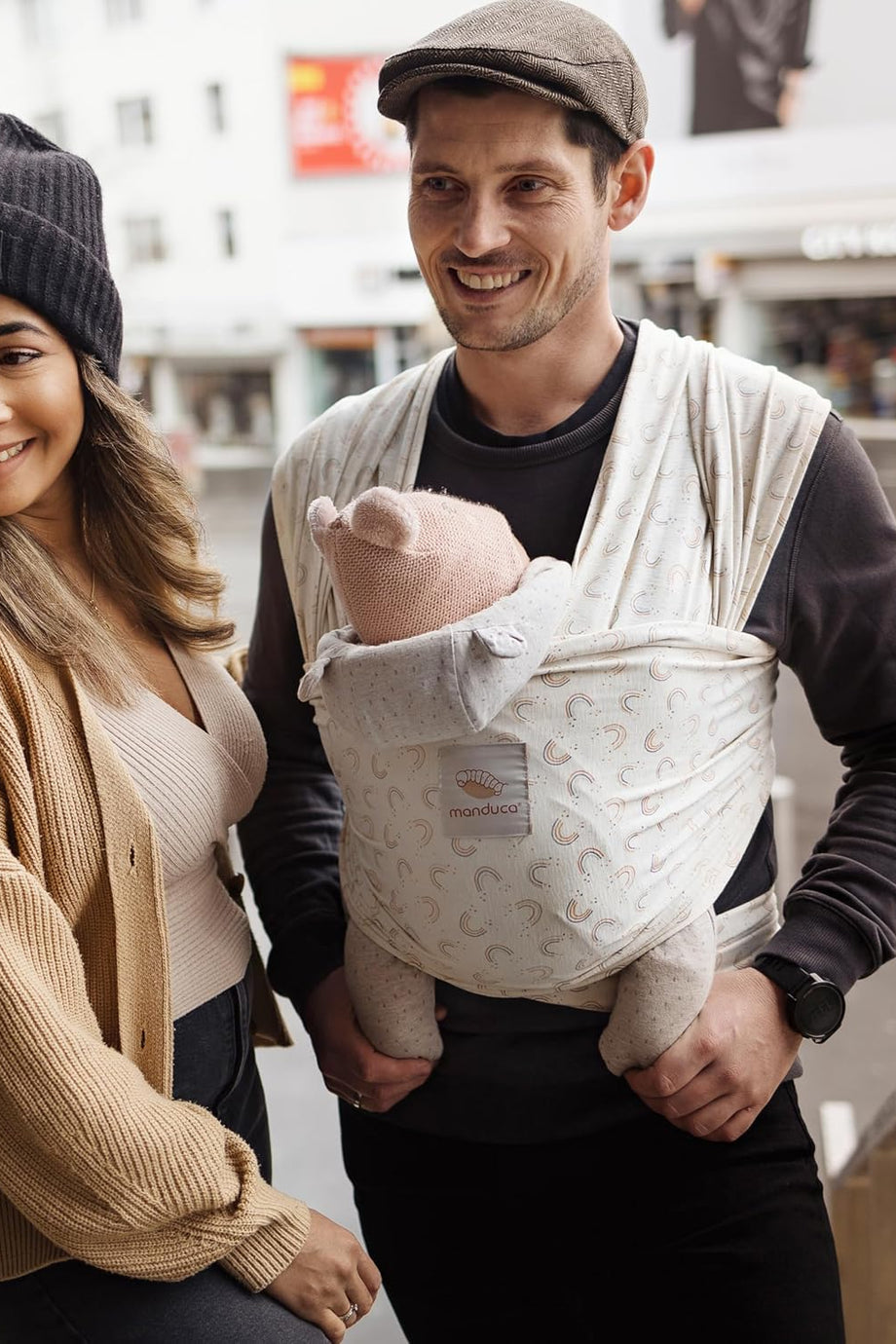 Sling Arctic, Organik Pamuk Bebek Askısı, 3 Taşıma Pozisyonu