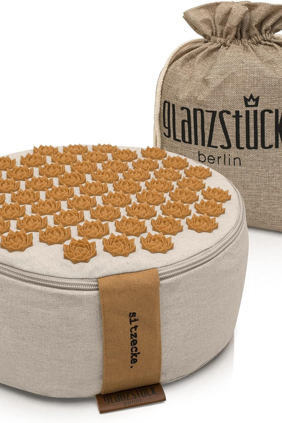 Çift Taraflı Akupresür Meditasyon Minderi Ayarlanabilir Karabuğday Dolgulu