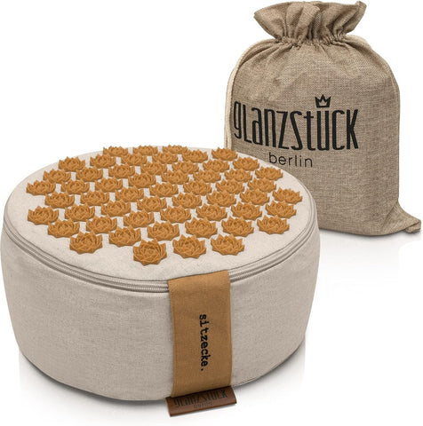 Çift Taraflı Akupresür Meditasyon Minderi Ayarlanabilir Karabuğday Dolgulu