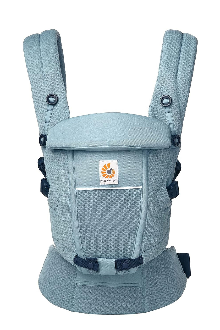 Adapt Bebek Taşıyıcı, SoftFlex Mesh, 3 Pozisyon, Ergonomik, Yeni Doğan İçin, Slate Blue