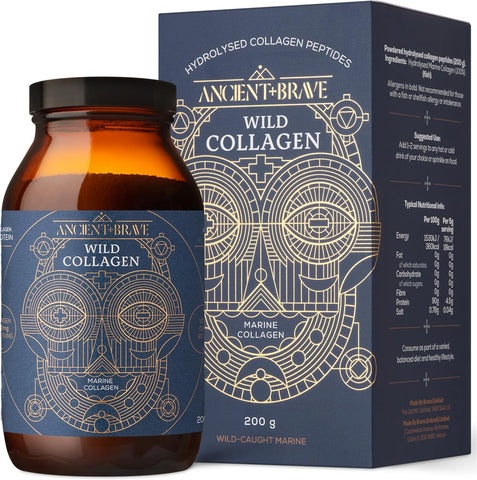 Wild Collagen 200g, Aromasız Toz Kolajen, Keto ve Vegan Uyumlu, Akne Tedavisi Desteği