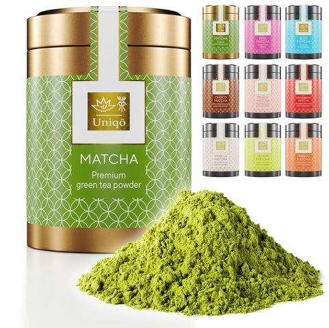 Premium Japon Matcha Tozu 30g Şeker İlavesiz Vegan, Metal Kutuda