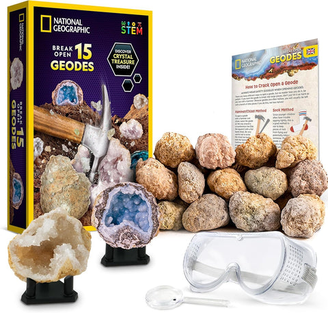 National Geographic 15 Doğal Jeot Seti Kır Aç Keşfet Gözlük Stand Bilgilendirici Kitapçık