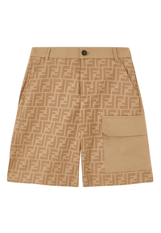 Çocuk Logo Bermuda Şort - Fendi