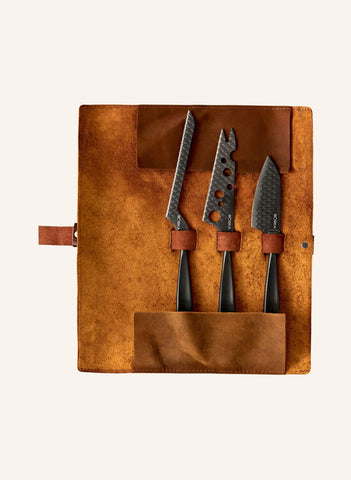 3'lü Peynir Bıçağı Seti, Yumuşak ve Sert Peynirler için, Paslanmaz Çelik