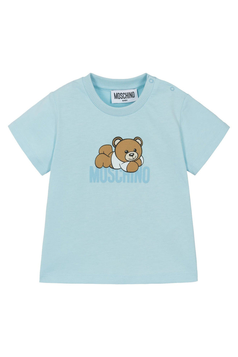 Bebek Teddy Bear Tişört - Açık/Pastel Mavi