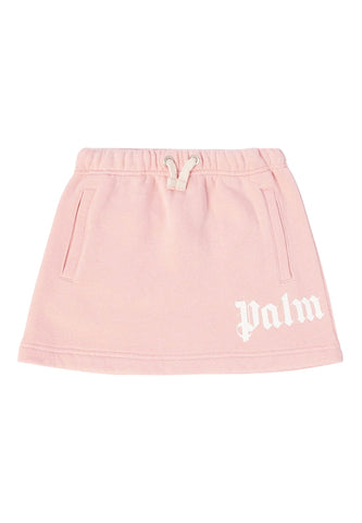 Çocuklar İçin Palm Angels Logo Baskılı Sweat Etek