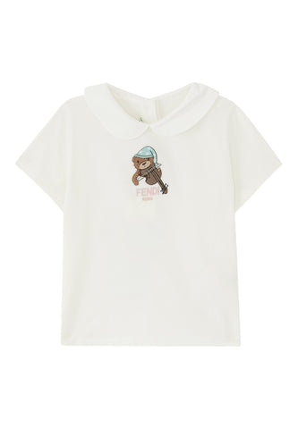 Çocuk Nakışlı Pamuk Tişört